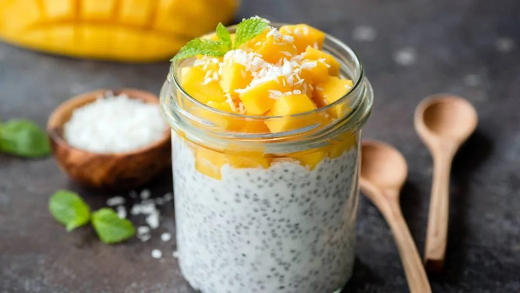 Chia pudding mango
