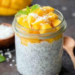 Chia pudding mango