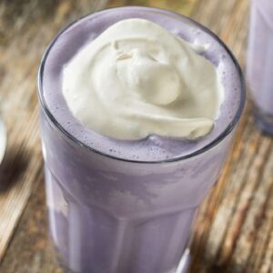 Ube latte