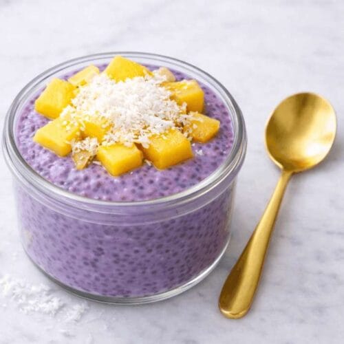 Ube chiapudding
