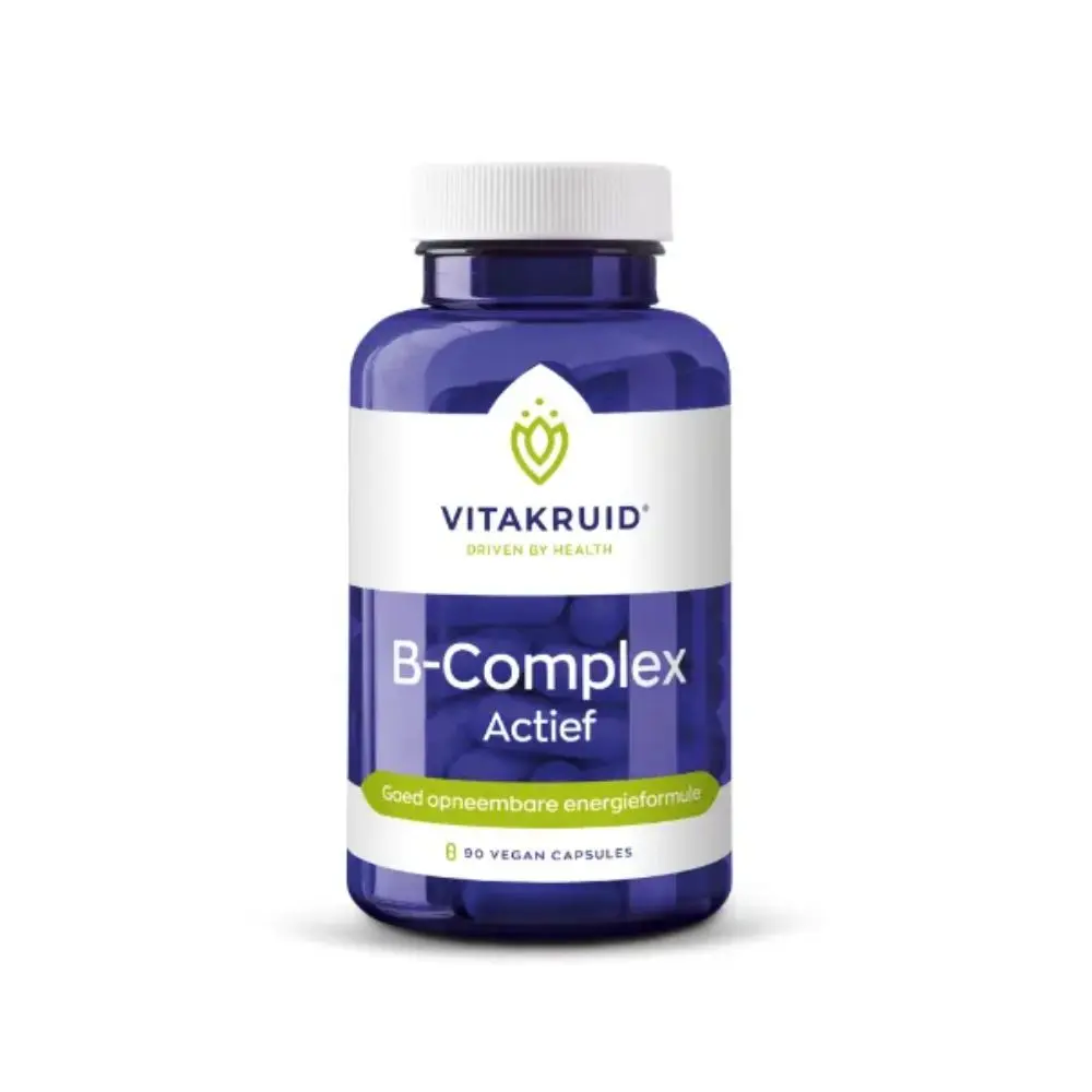 Vitakruid B-Complex Actief – 90 vega capsules