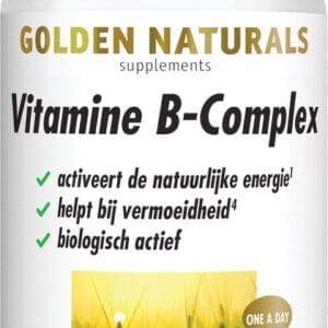 Golden Naturals Vitamine B-Complex – 60 tabletten