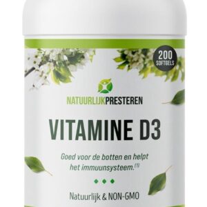 Natuurlijk Presteren Vitamine D3 25 mcg – 180 softgels