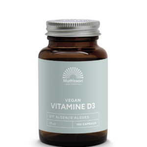 Mattisson Vegan Vitamine D3 25 mcg – 120 capsules