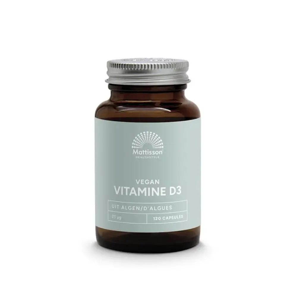 Mattisson Vegan Vitamine D3 25 mcg – 120 capsules