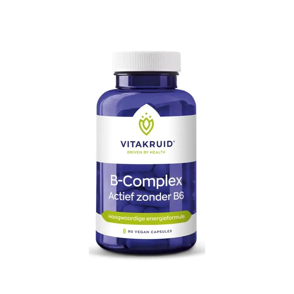 VitaKruid B-Complex Actief zonder B6 – 90 capsules